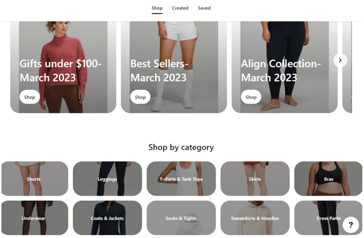 Audiense blog - Lululemon Pinterest