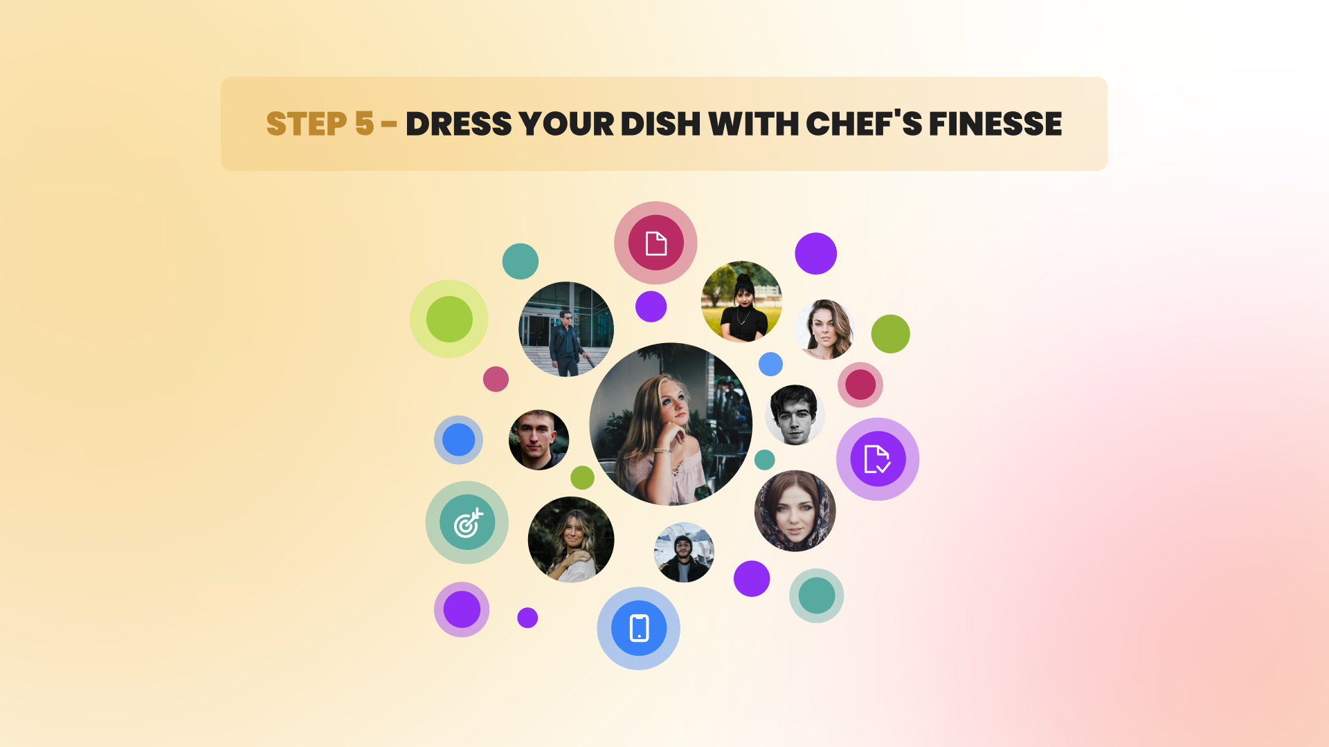 Image - infographic Étape 5 : Habillez votre plat avec la finesse d'un chef cuisinier