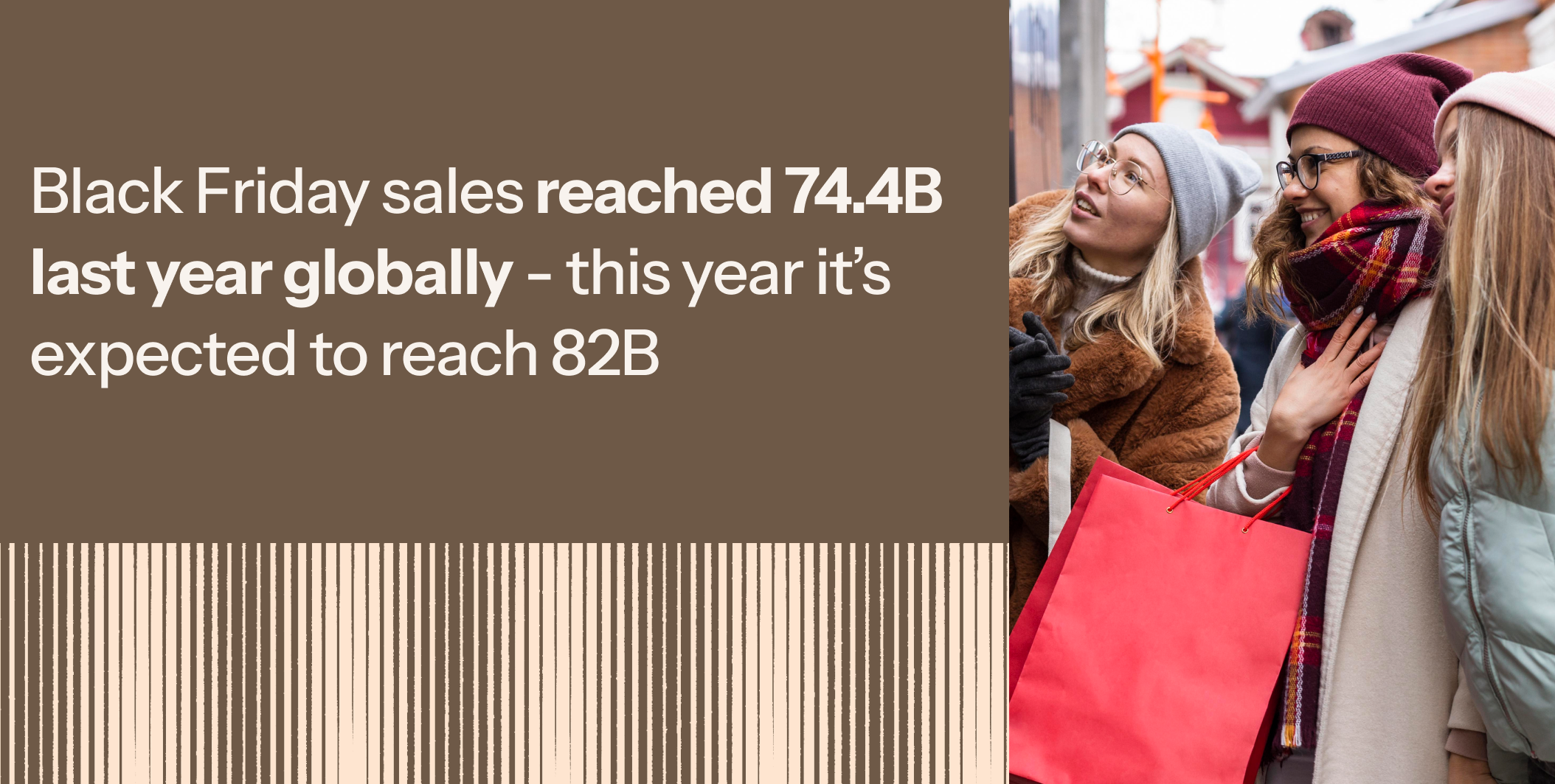 Audiense blog - image with Black Friday data