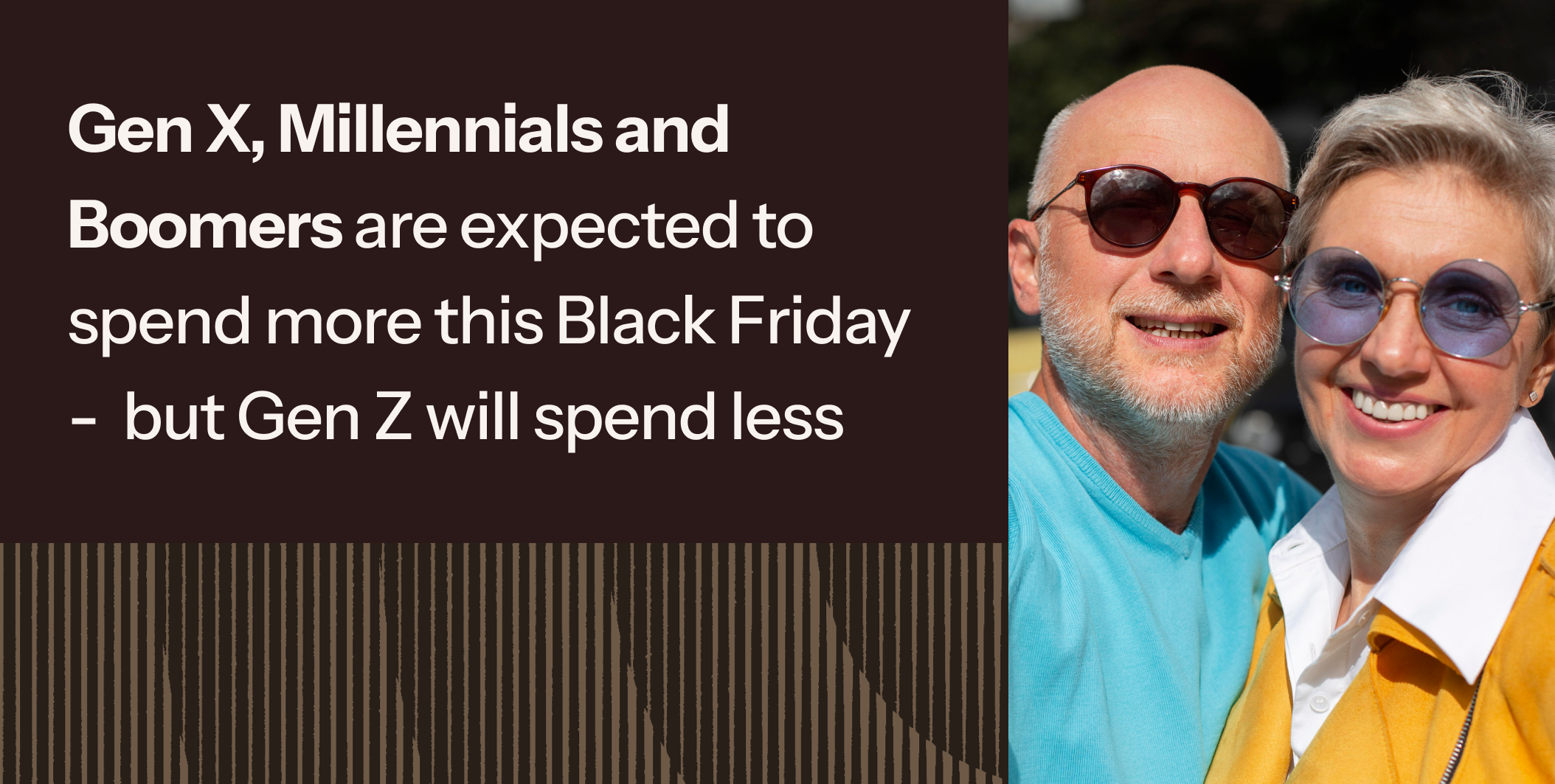 Audiense blog - image with Black Friday data