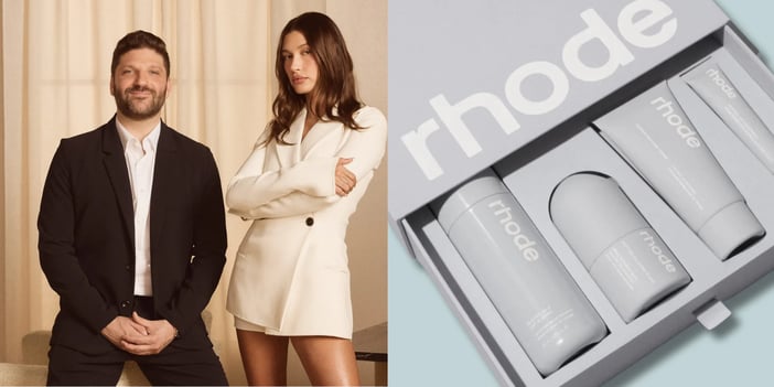 Audiense blog - image - Hailey Bieber & Michael Ratner