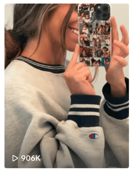 Audiense blog - image - Taylor Frankie Paul's Tiktok post before the scandal