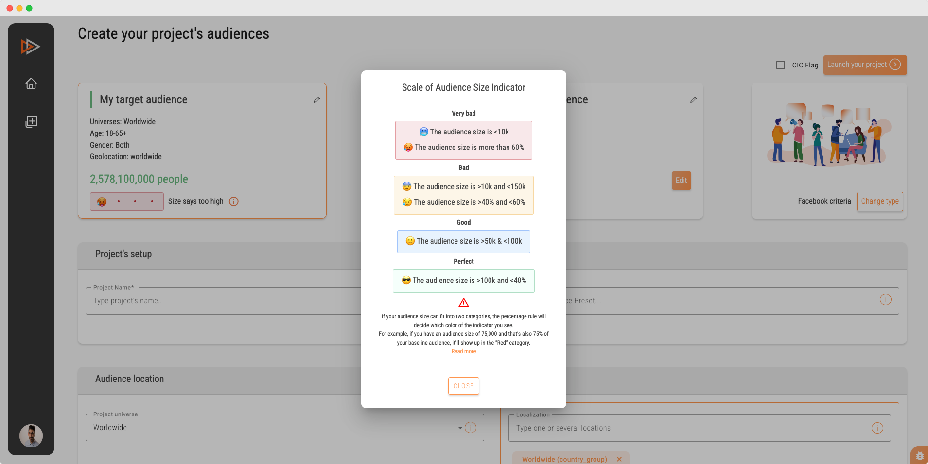 Audiense blog - Un nouvel indicateur de taille d'audience dans Soprism