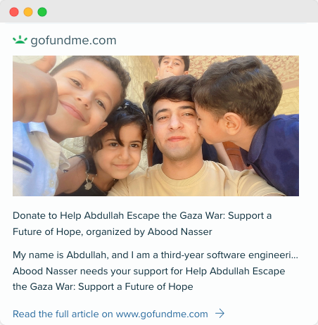 Audiense blog - image - page gofundme