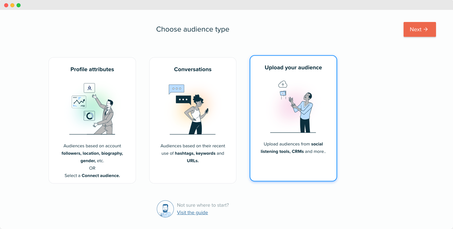 Audiense blog - image - choisir le type d'audience - Audiense Insights