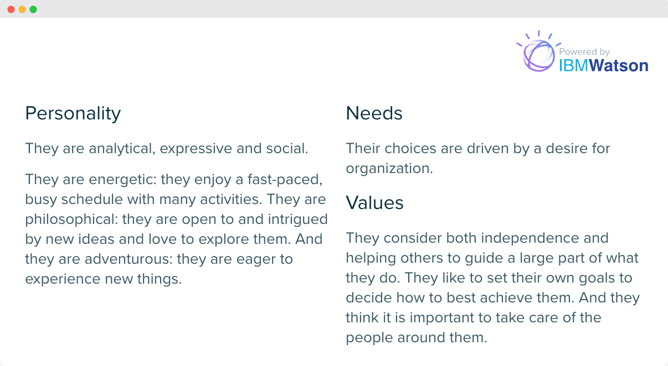 Audiense blog - image - Tech Consultants audience - personality insights - Audiense Insights
