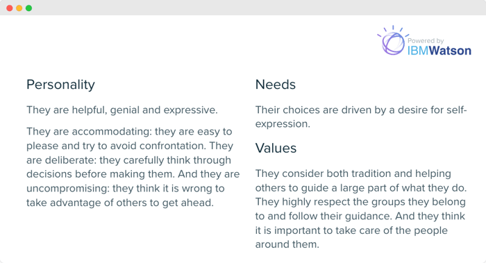 Audiense blog - image - segment The Cozy Curators - personality insights - Audiense Insights